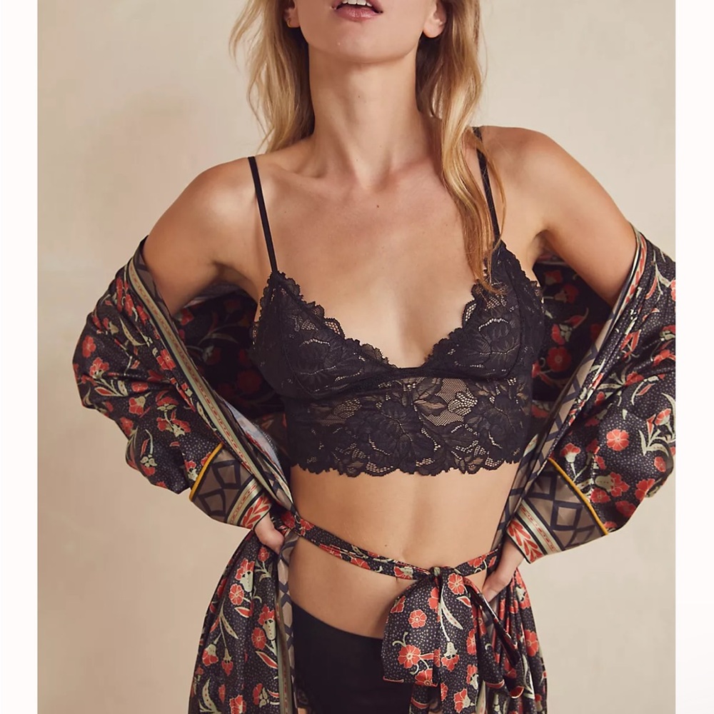 Free People Everyday Lace Longline 2 Pack